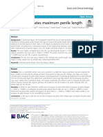 Nose Size Indicates Maximum Penile Length: Researcharticle Open Access