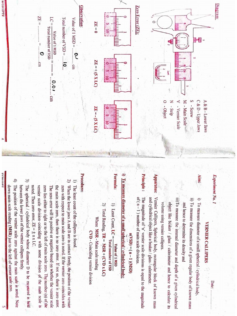 1 ST PU Lab Manualphysics-01 | PDF