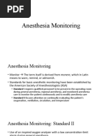 Anesthesia Monitoring