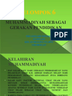 KELOMPOK 6 - Muhammadiyah Sebagai Gerakan Pendidikan