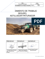 F. - Procedimiento de Trabajo Seguro - Astillador Biomasa