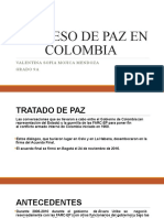 Proceso de Paz en Colombia