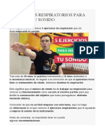 5 EJERCICIOS RESPIRATORIOS PARA MEJORAR TU SONIDO