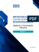 Mediacion y Comunicacion Interactiva - Ant - B1