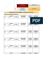 Registro actividades práctica pedagógica estudiante ciencias sociales