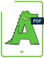 Animal Alphabet Display Posters