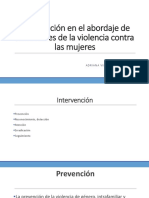 Estrategias de Intervención en Casos de VIF