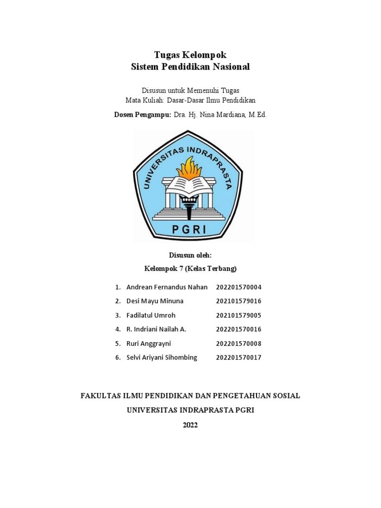 Sistem Pendidikan Nasional di Indonesia | PDF | Kesehatan Holistik