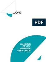 Samsung Device Manager Guide