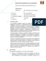 Plan de Trabajo de Coordinación Pedagógica 2023-Ie. 2003