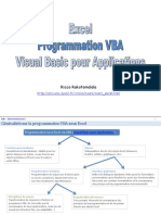 EXCEL Cours Programmation VBA PDF