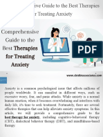 A Comprehensive Guide To The Best Therapies For Treating Anxiety - CBT/DBT Associates