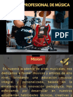 Sala 3 - Academia de Música - Misión y Visión PDF