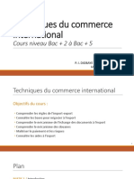 UIDT - Cours Techniques Du Commerce International