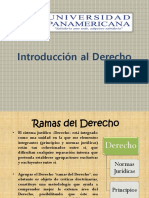 Introducción al Derecho: Ramas y Conceptos Clave