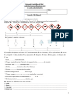 Controle Et Corrgie Type TP Chimie 1 SM ZENDAOUI PDF