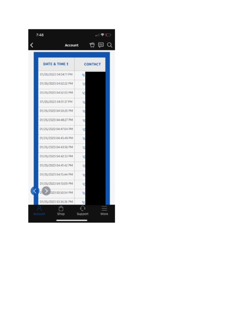Tyler Doyle Phone Log - January 26, 2023 | PDF
