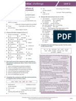 A2 U2 Extra Grammar Practice Challenge PDF