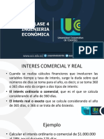 Clase3Ingenieriaeconomica Interes Real y Comercial