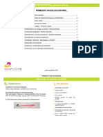 ECSPLICITE Key Phrases Series - PRIMEROS PASOS EN ESPAÑOL