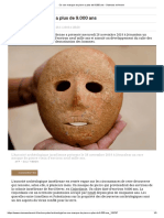 Ce Rare Masque de Pierre A Plus de 9.000 Ans - Sciences Et Avenir PDF