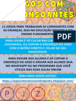 11 Jogos Das Consoantes