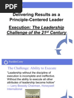 Covey Leadership Challenge