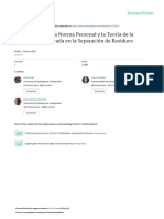 La Influencia de La Norma Personal y La Teoria de PDF
