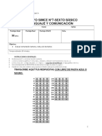 Ensayo Simce N°7-Sexto Básico Lenguaje y Comunicación PDF