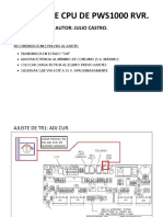 Ajustes de Cpu de PWS1000 RVR PDF