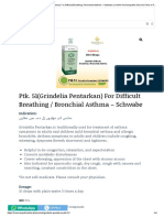 Ptk. 51 (Grindelia Pentarkan) For Difficult Breathing / Bronchial Asthma - Schwabe