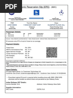 Electronic Reservation Slip (ERS) : 2456148609 11058/ASR CSMT EXP Sleeper Class (SL)