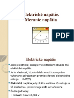 Elektrické Napätie. Meranie napätiaDK