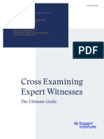 Cross Examining Expert Witnesses The Ultimate Guide - Expert Institute White Paper 1