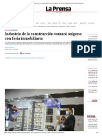 Industria de La Construcción Tomará Oxígeno Con Feria Inmobiliaria - La Prensa Panamá