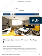 Kako Napraviti Panoramske VR Rendere U SketchUpu PDF