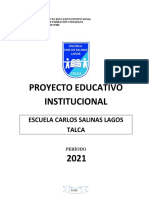 Proyecto Educativo Institucional Escuela Carlos Salinas Lagos