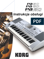 KORG PA50-60-80 Instrukcja (PL)