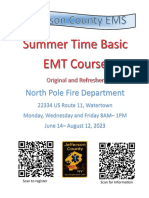 Summertime EMT Course