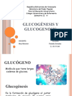 Glucogénesis y Glucogenosis