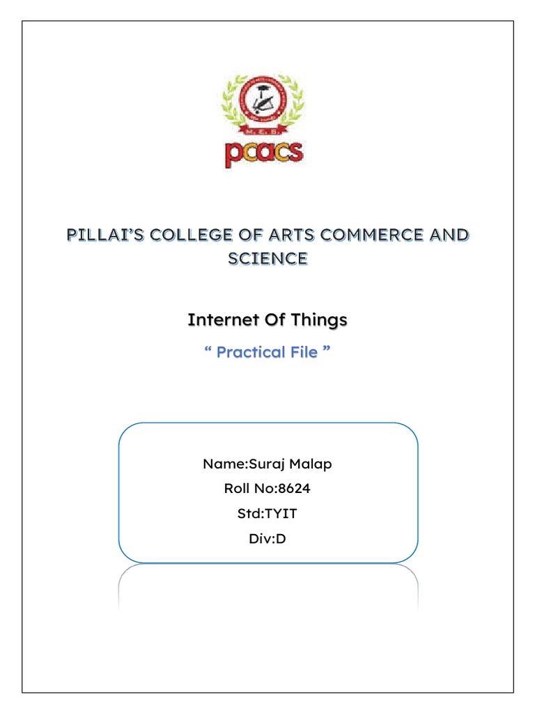 Suraj malap practicals final pdf pdf raspberry pi computing