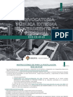 Convocatoria Externa Ece Ce 01 23 PDF