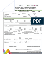 Formato de Solicitud de Servicio Social PDF