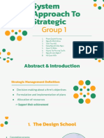 BSP - Group 1 - System Approach To Strategic