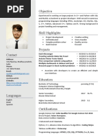 CV Sample Data Science