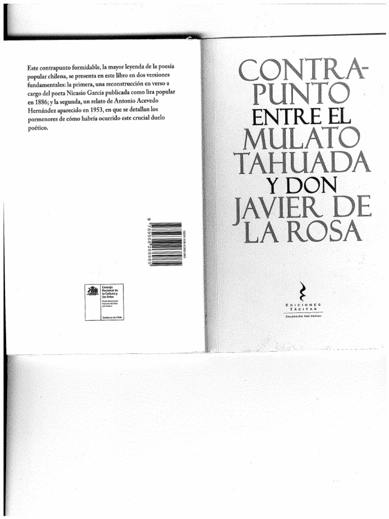 Contrapunto Mulato Señor De La Rosa Pdf