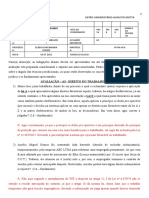 A3 - Direito Do Trabalho I - Sábado