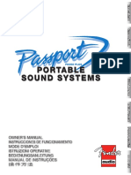 OM Leg Audio Passport PD250 PLUS PDF