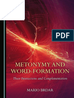 Metonymy and Word-Formation - Cambridge Scholars Publishing (2017)