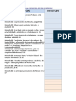 Planilha Estudo Filosofia